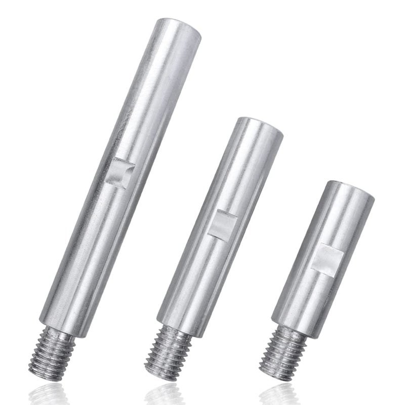 Mesee 3 Pieces Angle Grinder Extension Connecting Rods Set M14 Thread Backing Pad Plate Extension Shaft Car Polishing Lengthening Bar Accessory for Rotary Polisher  3 4 55 Length